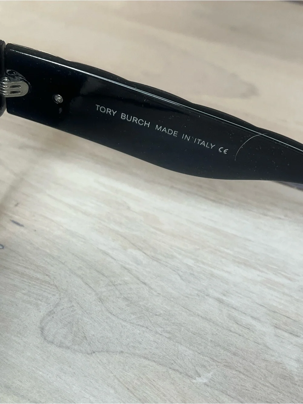 Tory Burch Kira Black Oversized Square Sunglasses